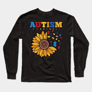 Autism Awareness Autism Support Long Sleeve T-Shirt